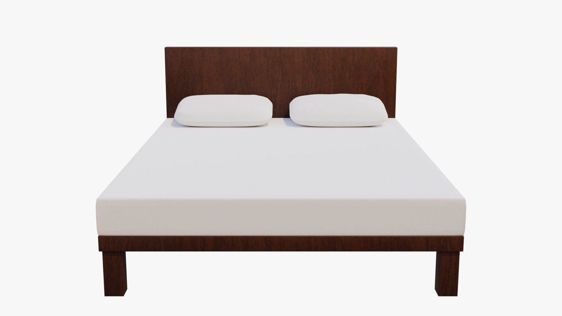 Modern Bed 3D model_1