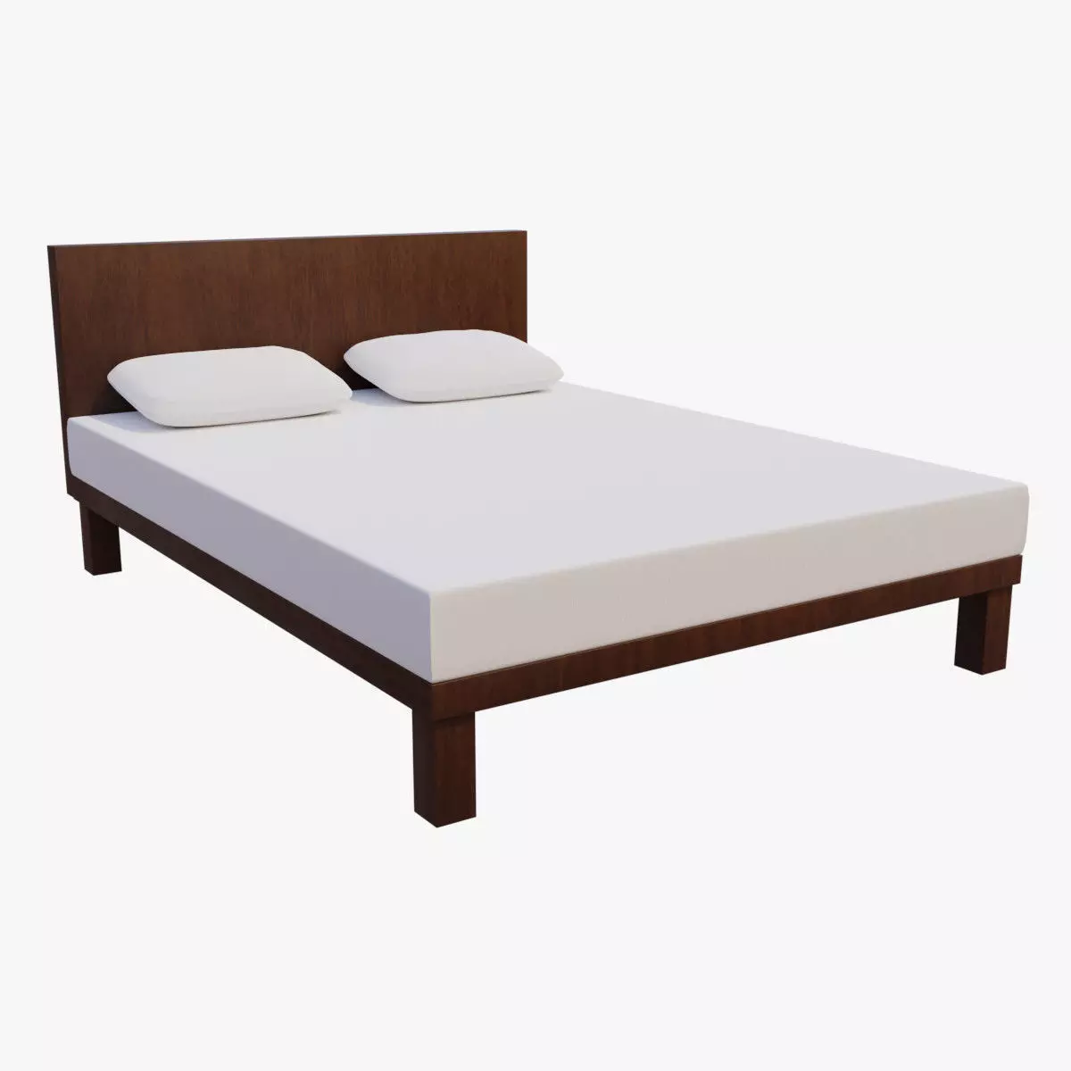 Modern Bed 3D model_0