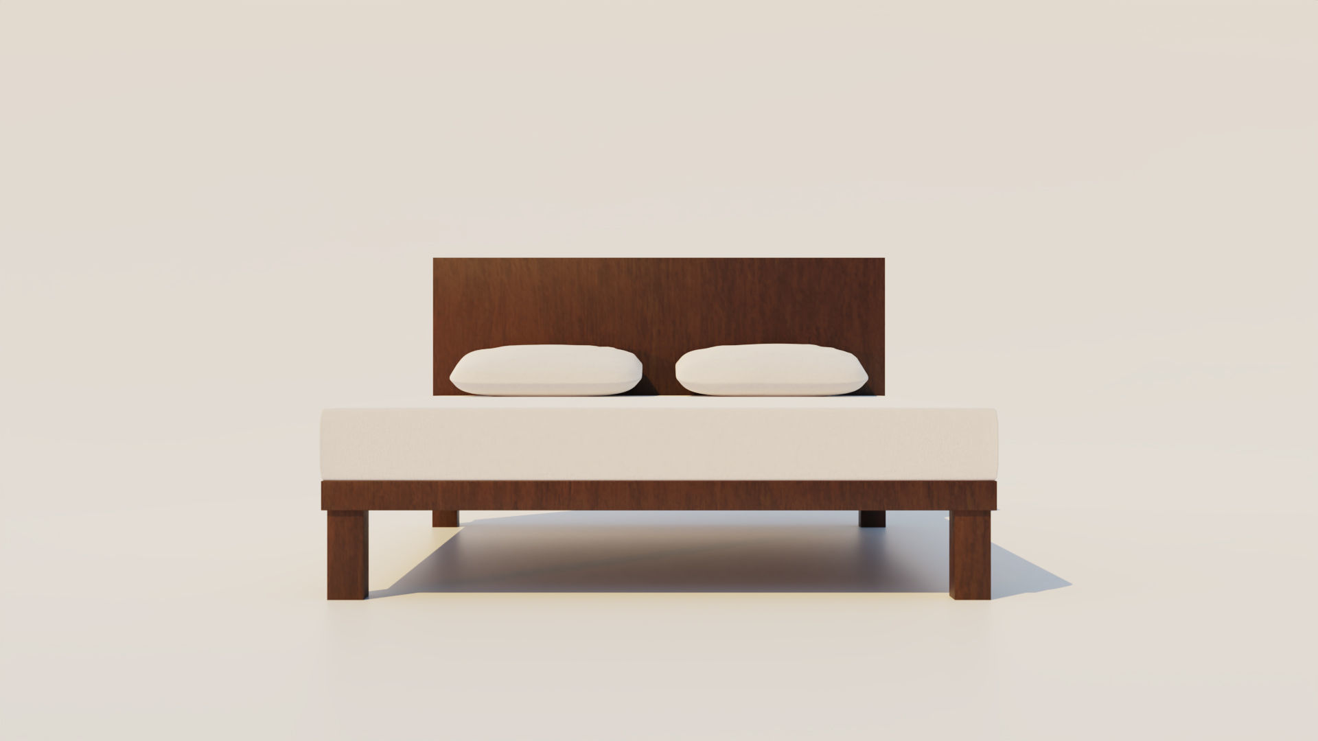 Modern Bed 3D model_9