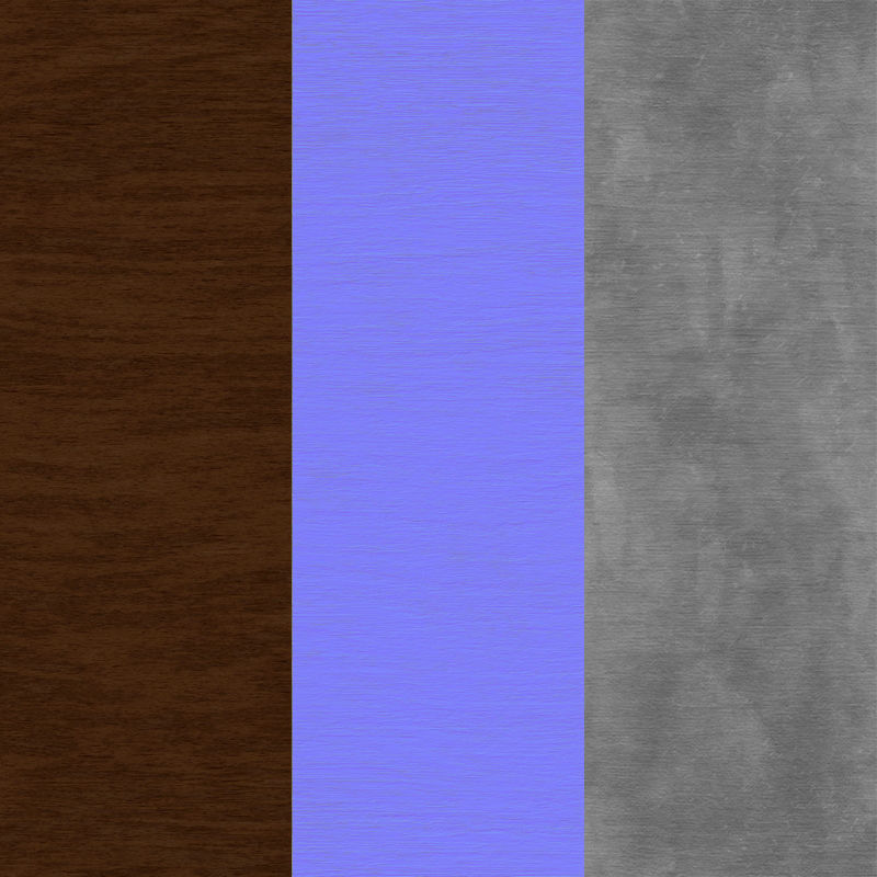 Bookshelf wooden bookcase with shelves Free 3D model_16