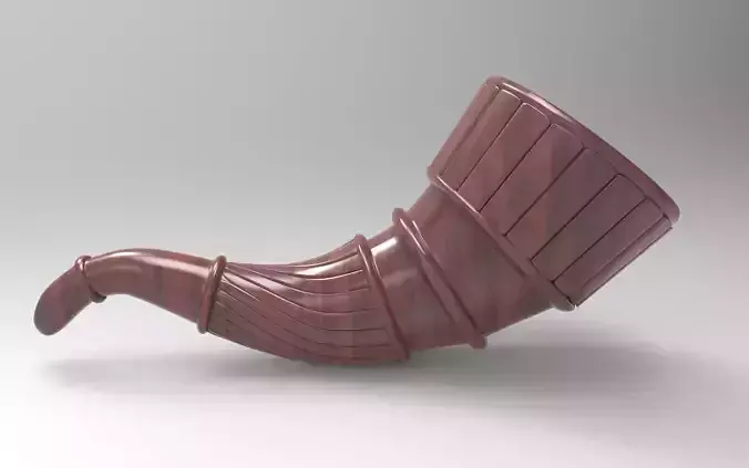 CORNUCOPIA wooden pipe 3D print model