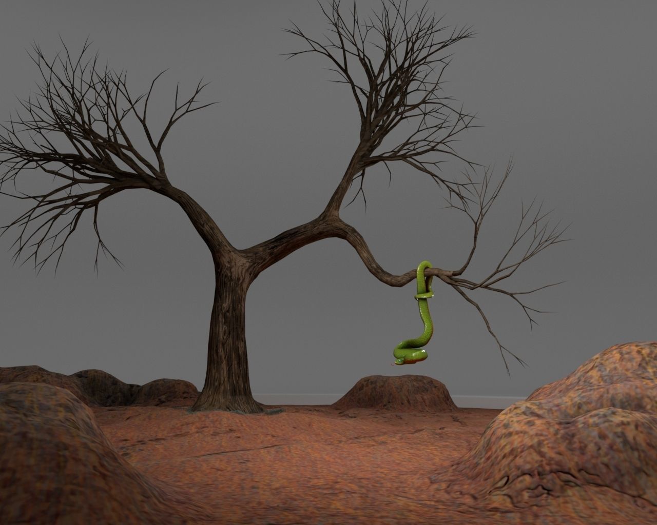 Viper Snake 3D model_12