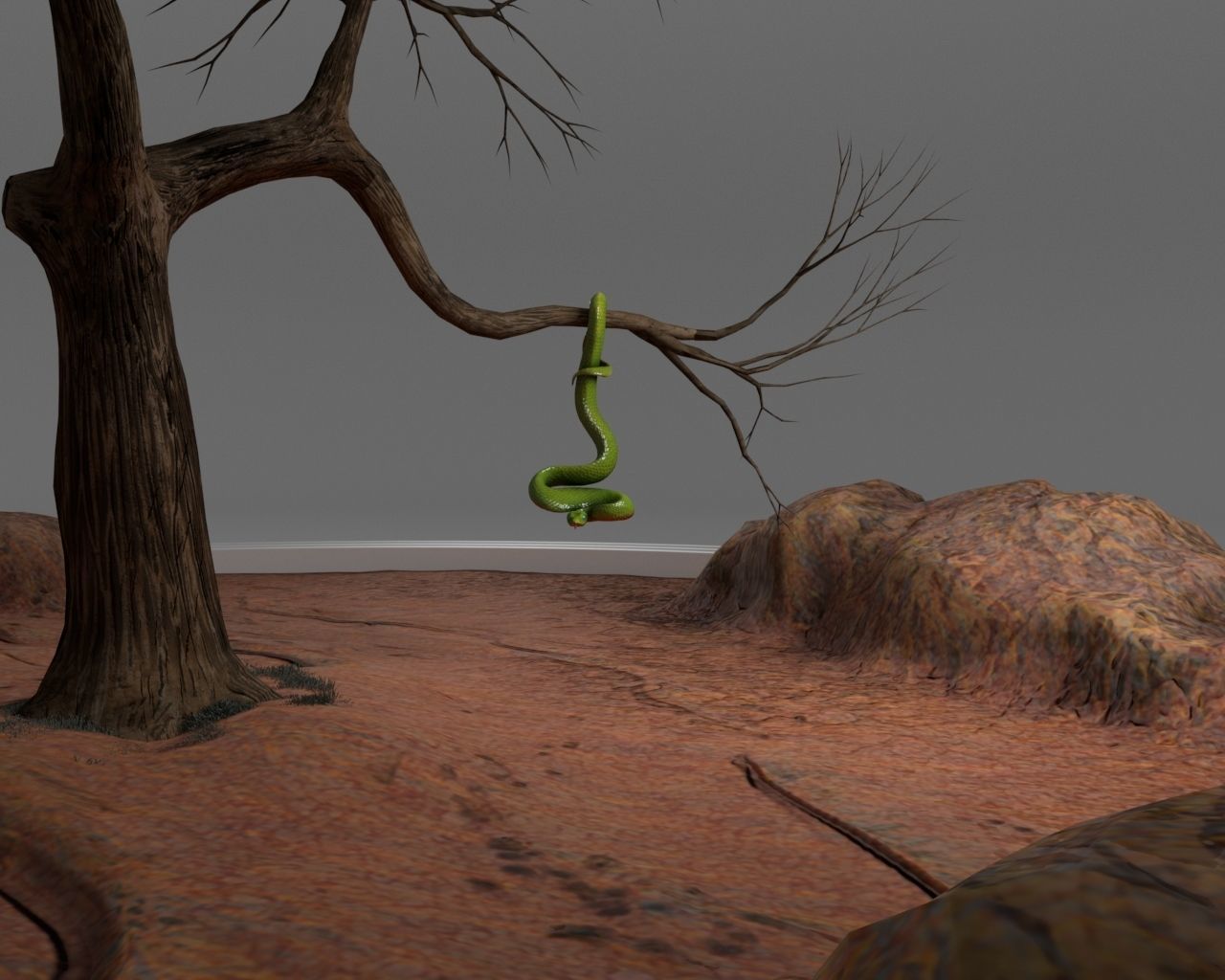 Viper Snake 3D model_11