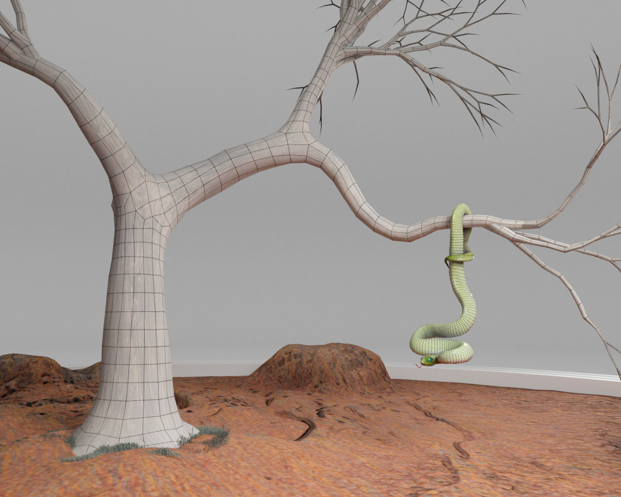 Viper Snake 3D model_22