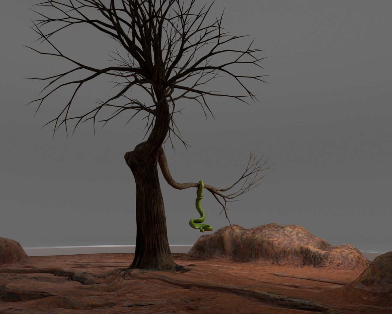 Viper Snake 3D model_17