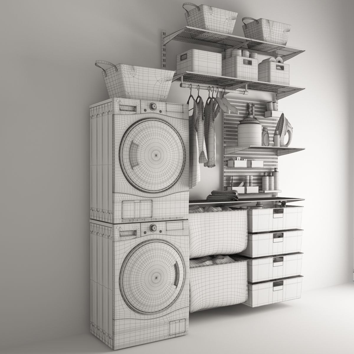 Laundry I Collection 03 3D model_8