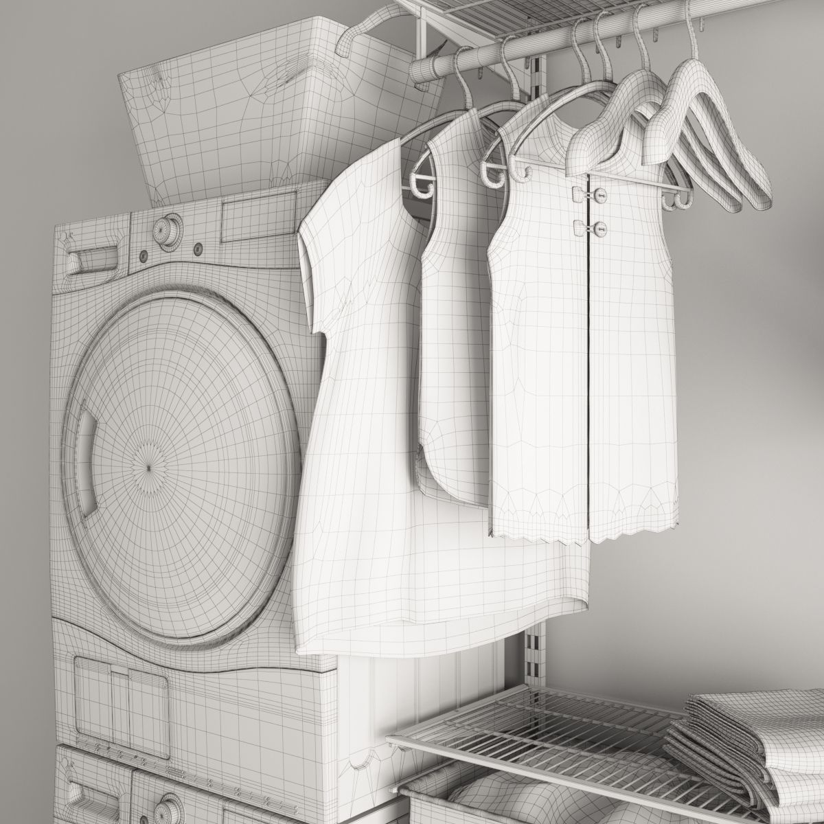Laundry I Collection 03 3D model_7