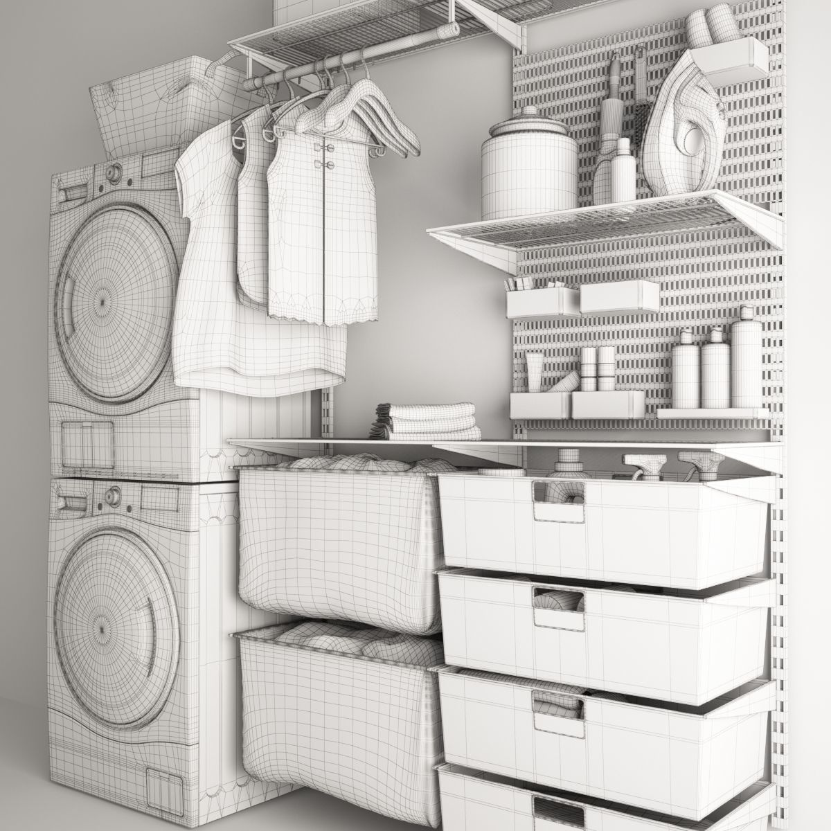 Laundry I Collection 03 3D model_9