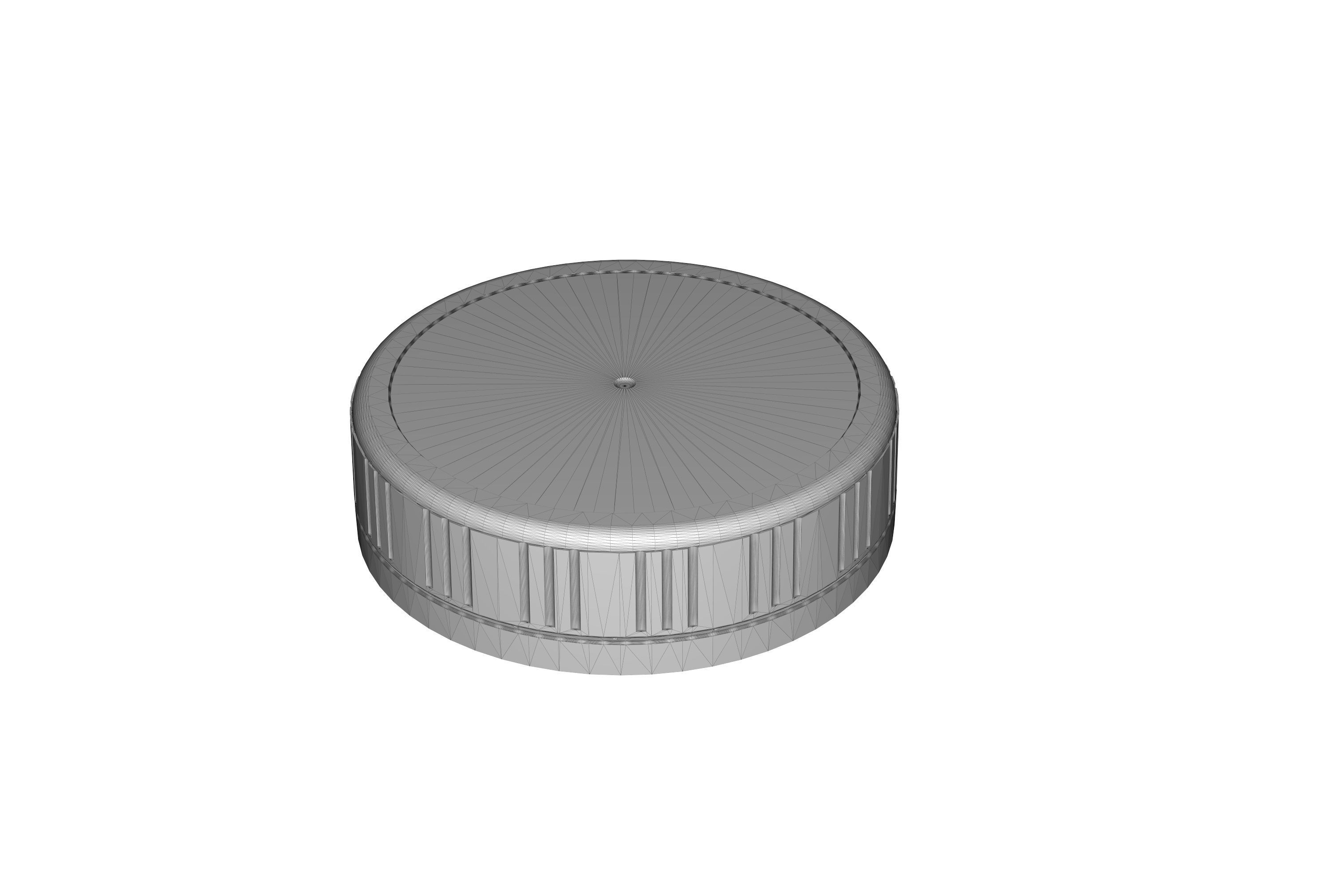 Bottle Screw Cap 3D print model_2