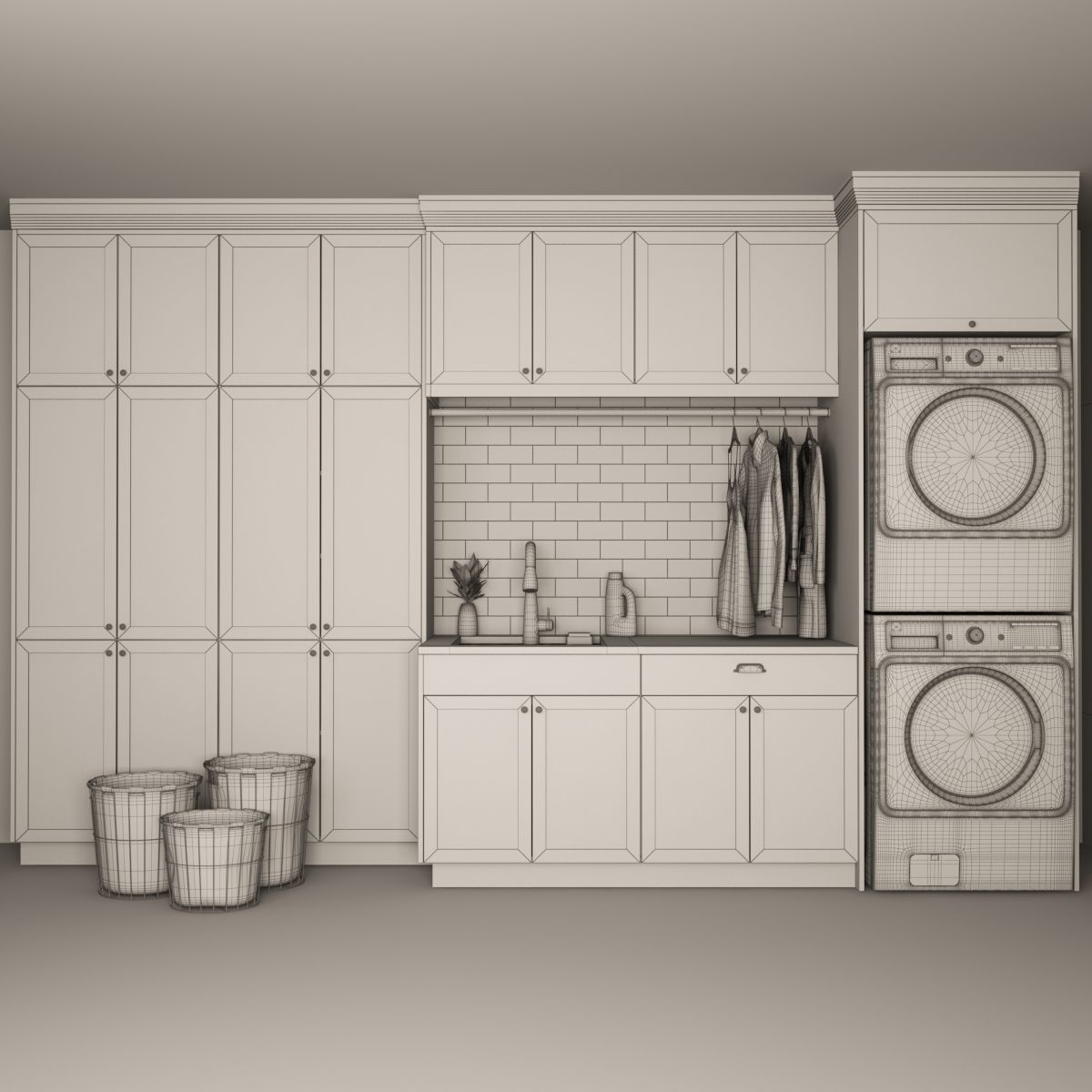 Laundry I Collection 04 3D model_7