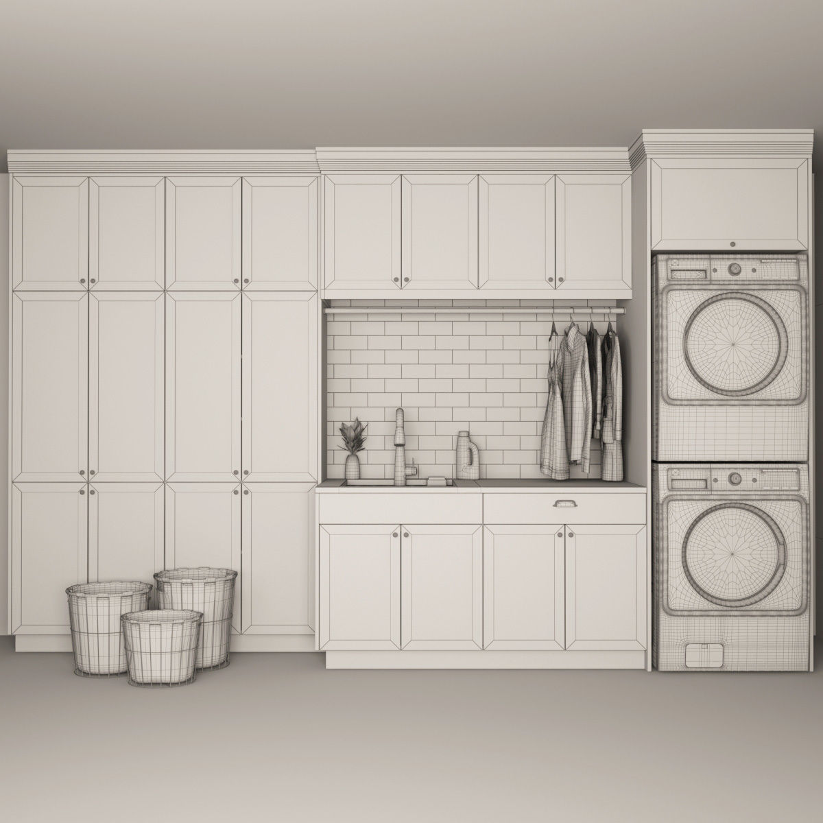 Laundry I Collection 04 3D model_8