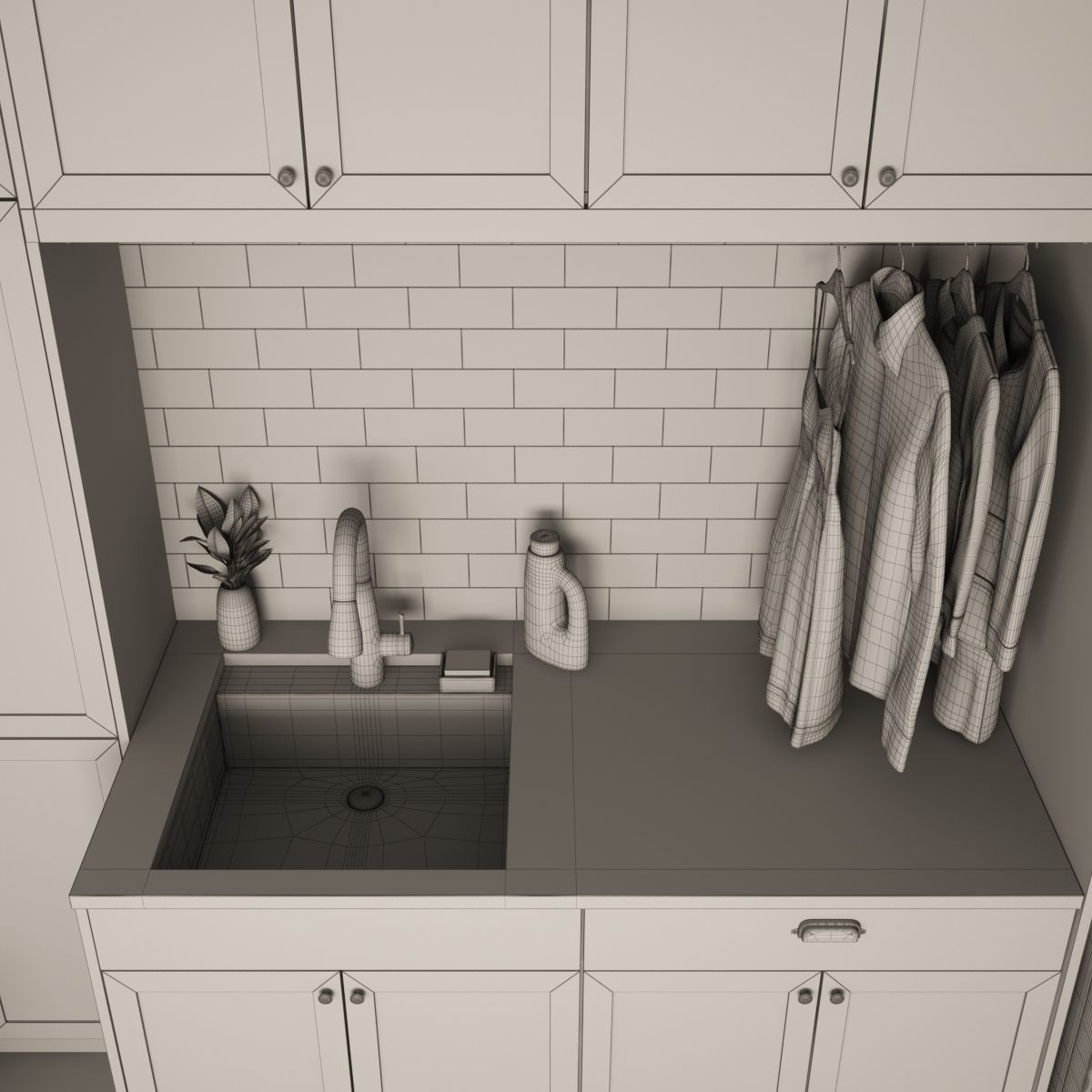 Laundry I Collection 04 3D model_9