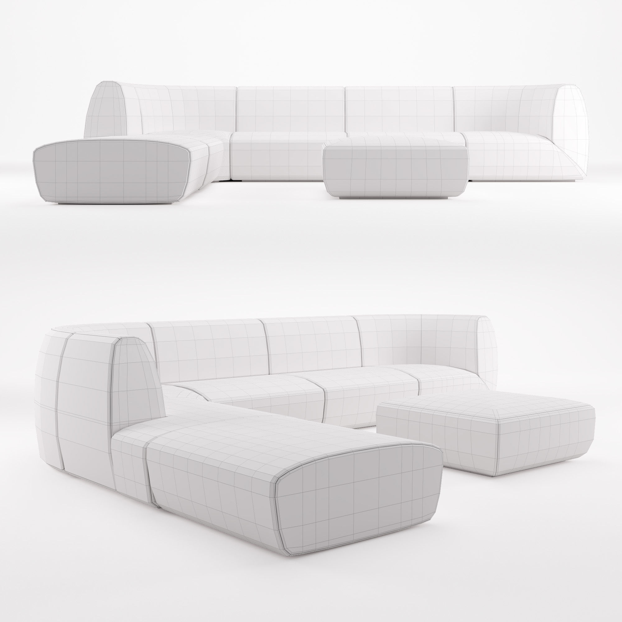 Stellar Works - Infinity Sofa 3D model_5