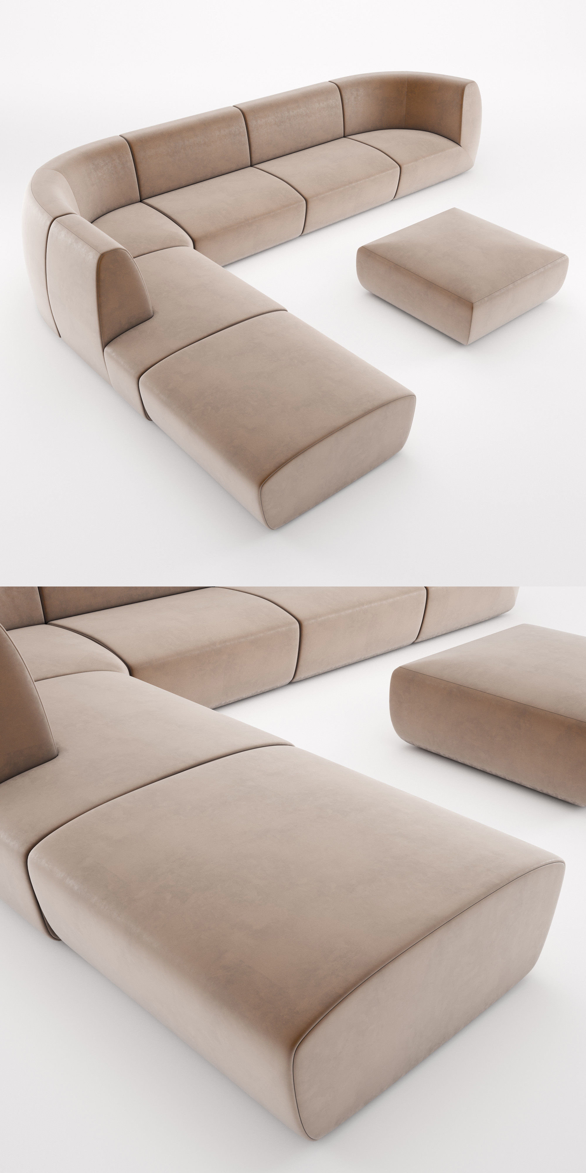 Stellar Works - Infinity Sofa 3D model_3