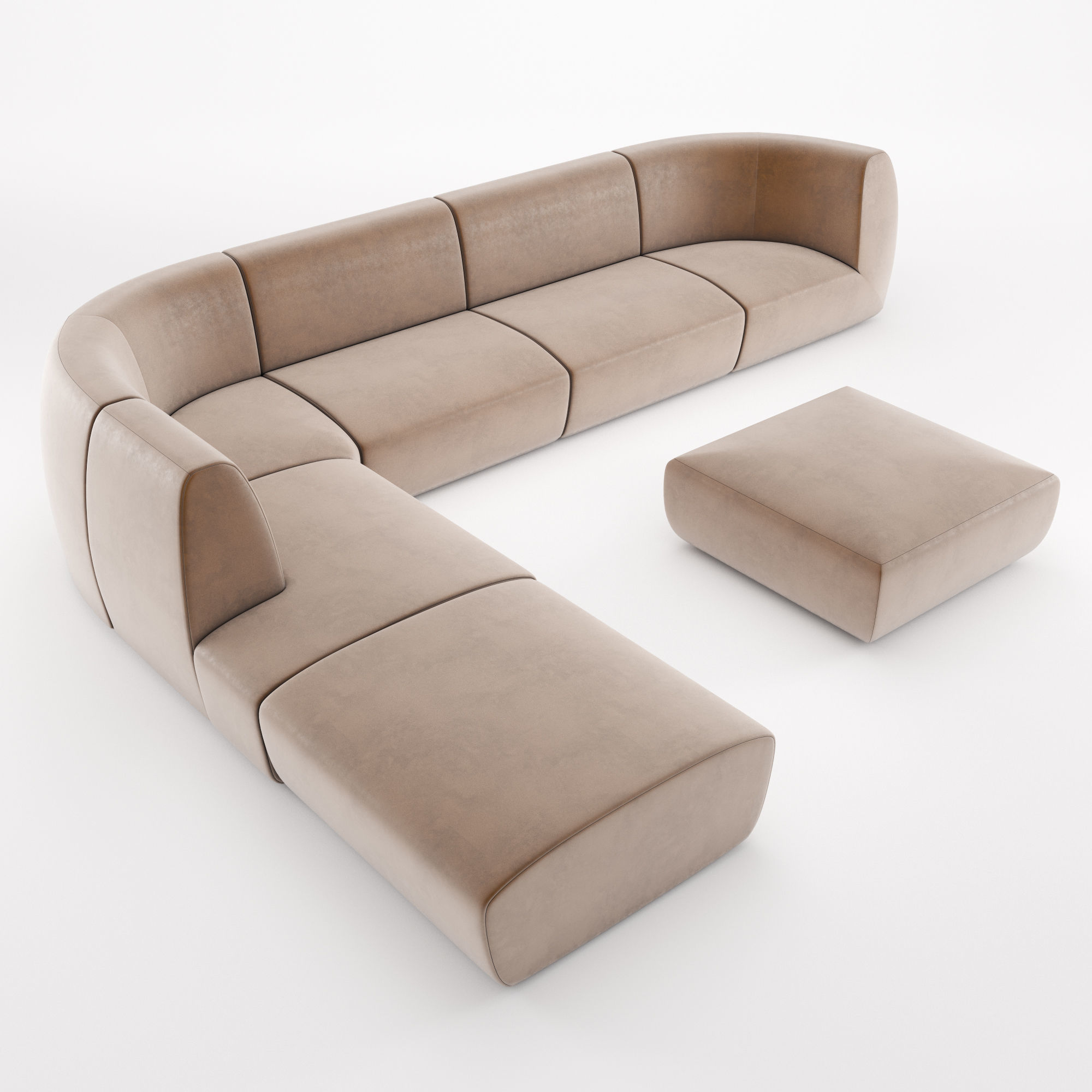 Stellar Works - Infinity Sofa 3D model_1