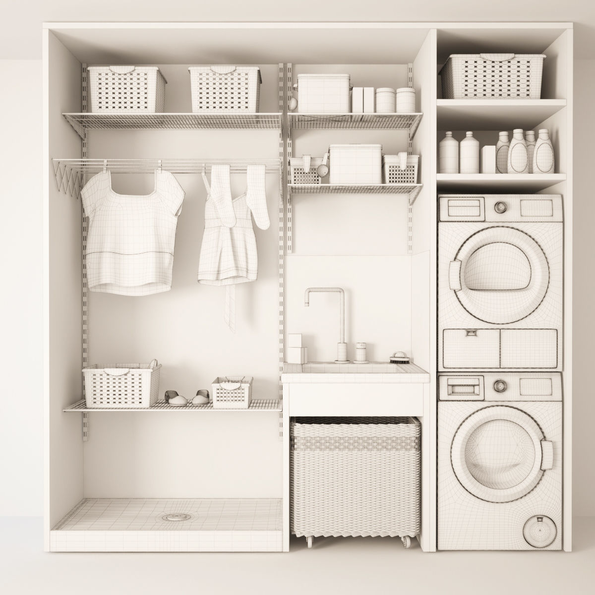 Laundry I Collection 05 3D model_7