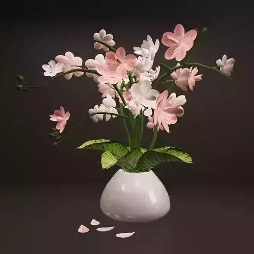 Bouquet Pink White flower