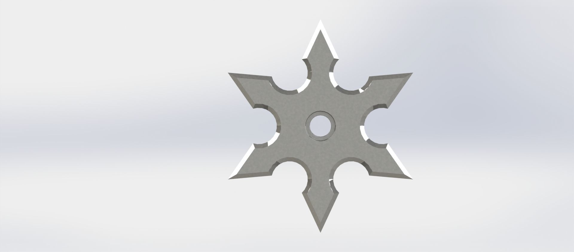Shuriken - Japanese hidden-carrying throwing weapon 3D print model_4