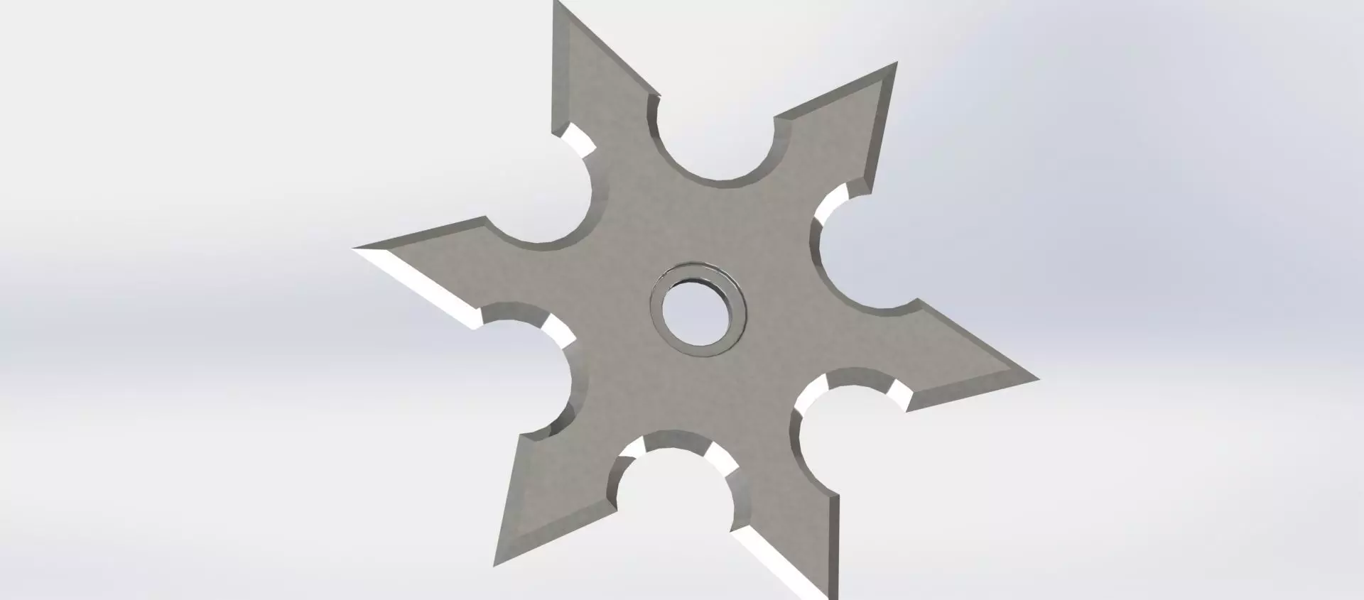 Shuriken - Japanese hidden-carrying throwing weapon 3D print model_0