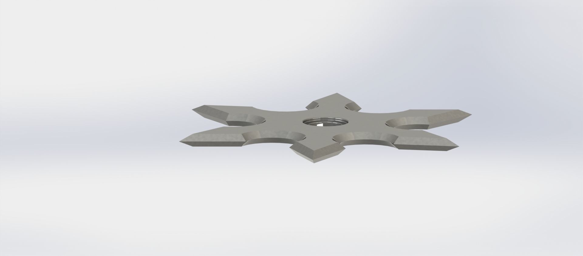 Shuriken - Japanese hidden-carrying throwing weapon 3D print model_3