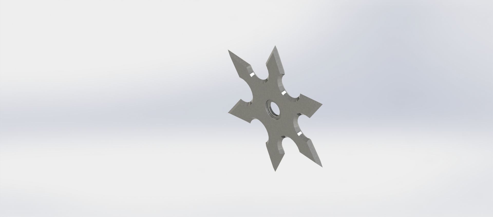 Shuriken - Japanese hidden-carrying throwing weapon 3D print model_5