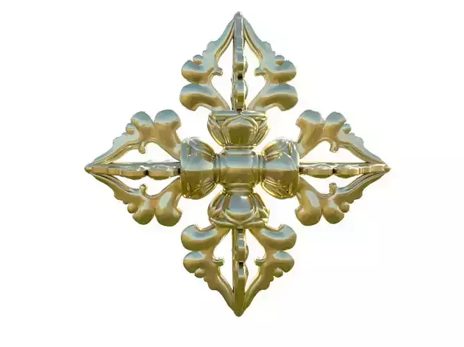 Double or Single Dorje Vajra Buddhist Symbol