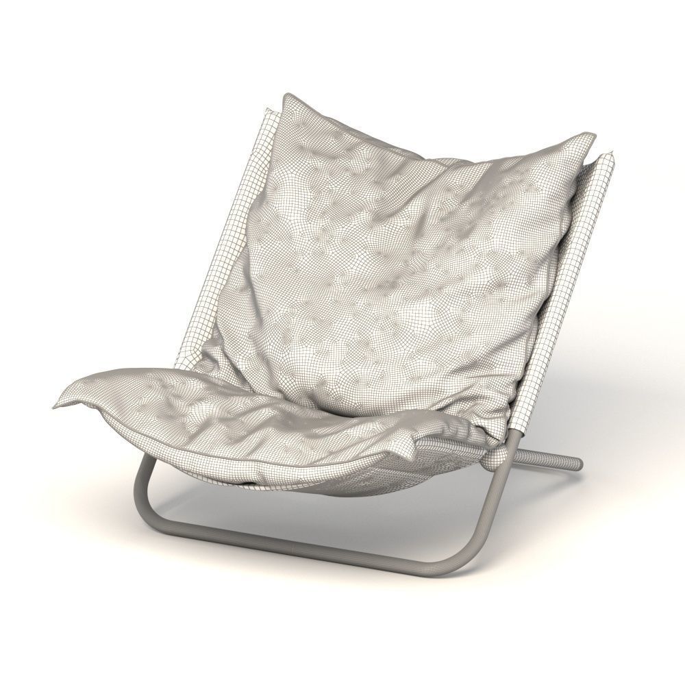 Folding chair Free 3D model_8