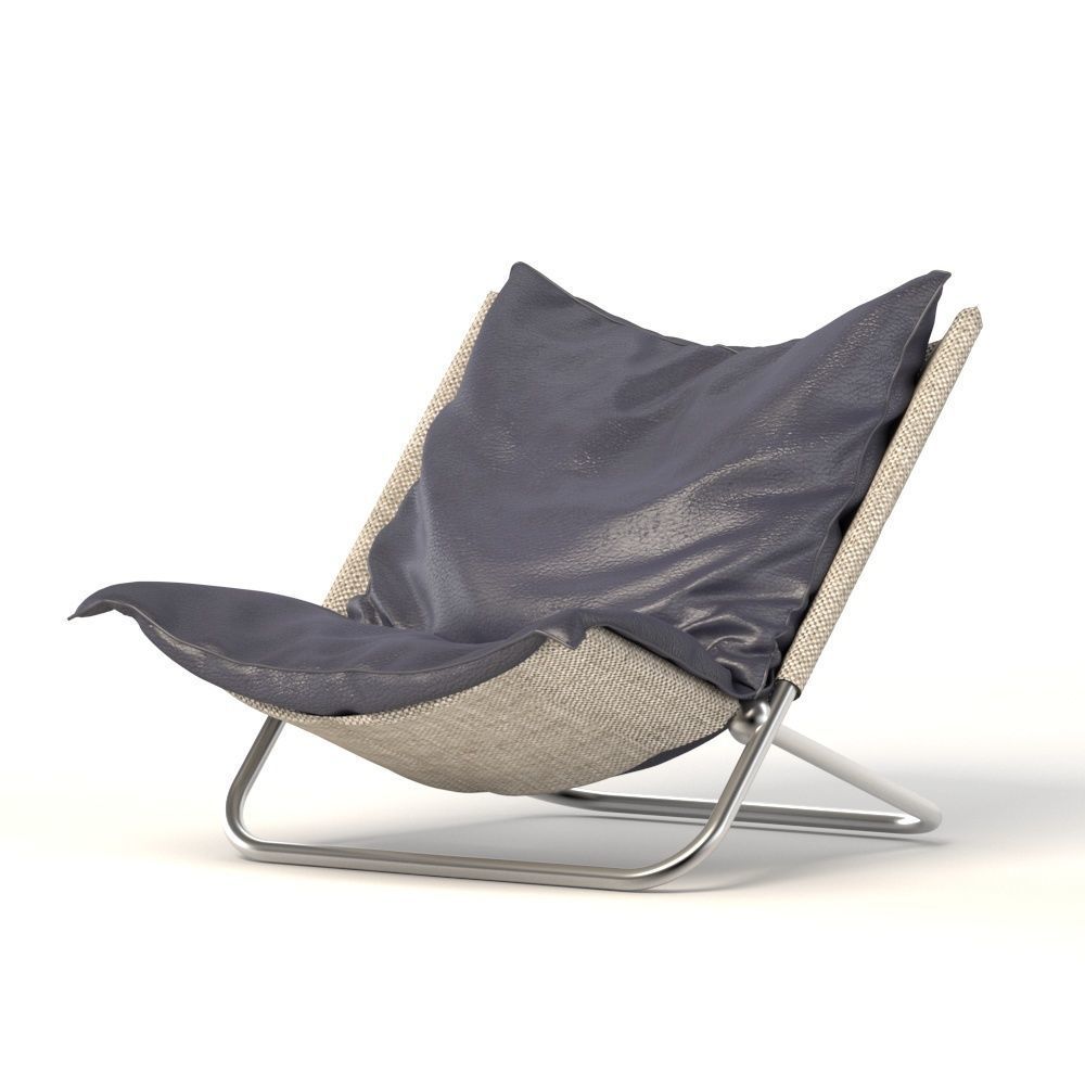 Folding chair Free 3D model_4