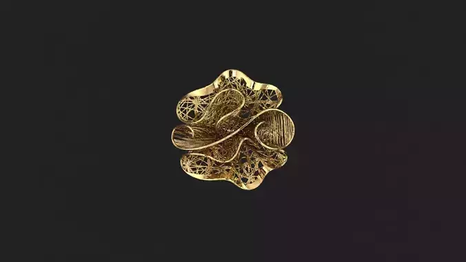 AR-TRK-Z034 gold ring