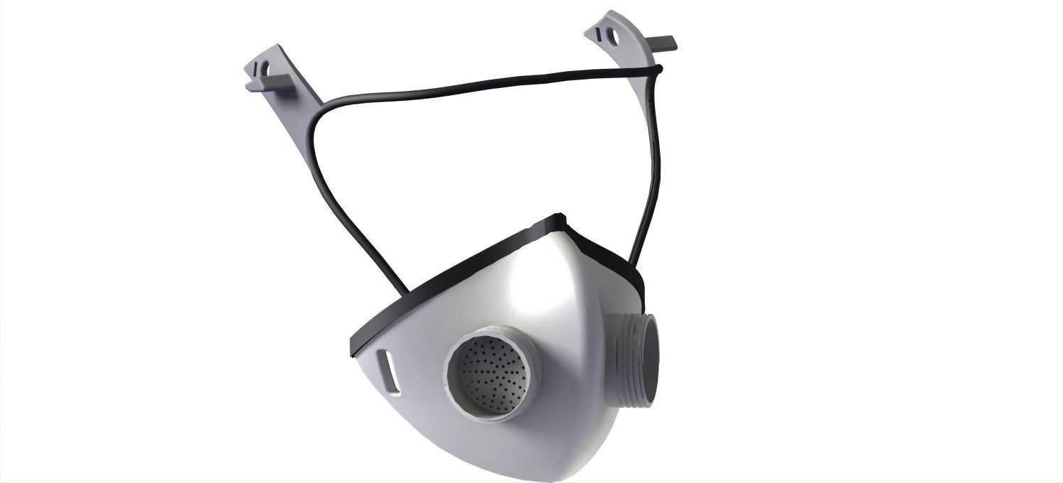 triple protection mask resp 3D model_5