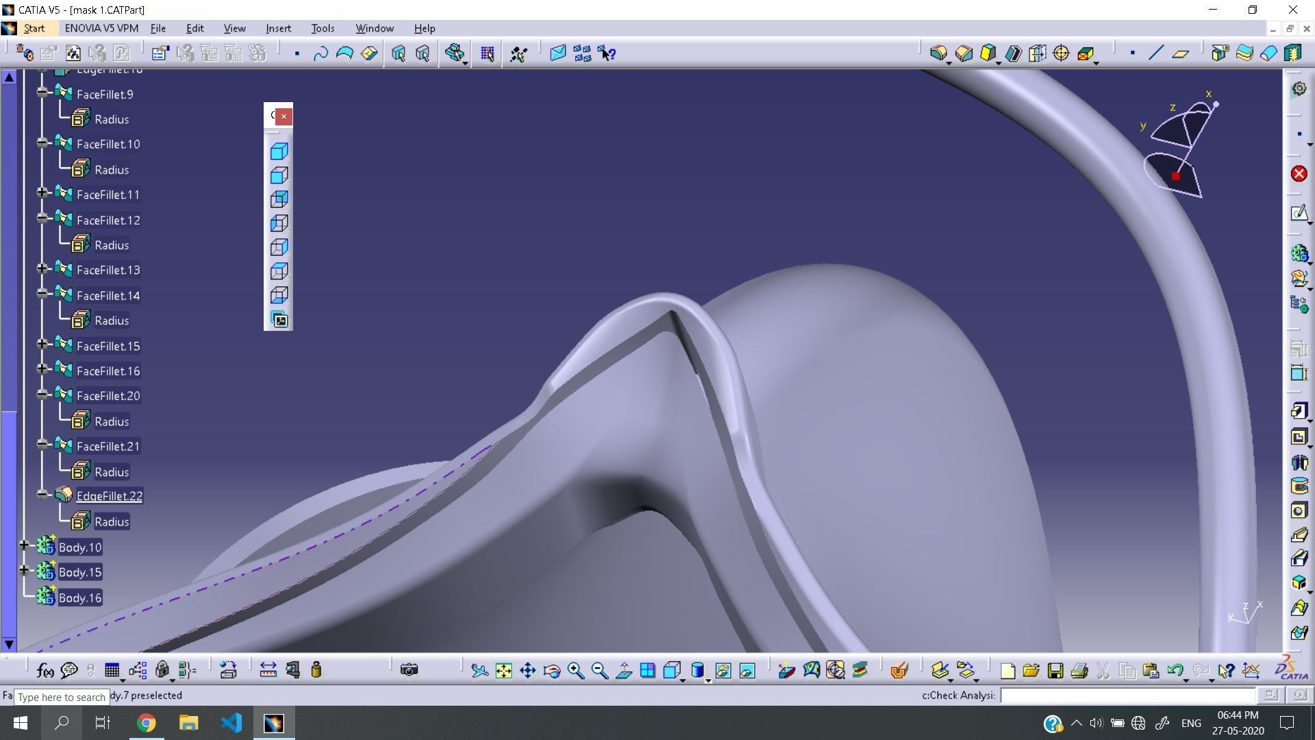 triple protection mask resp 3D model_13