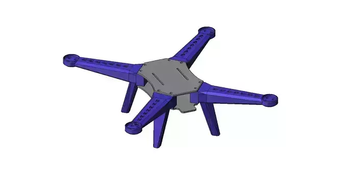Diy drone 3D print model