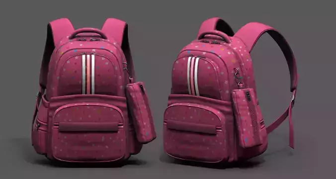Backpack Camping Generic Color 3d model Generic 