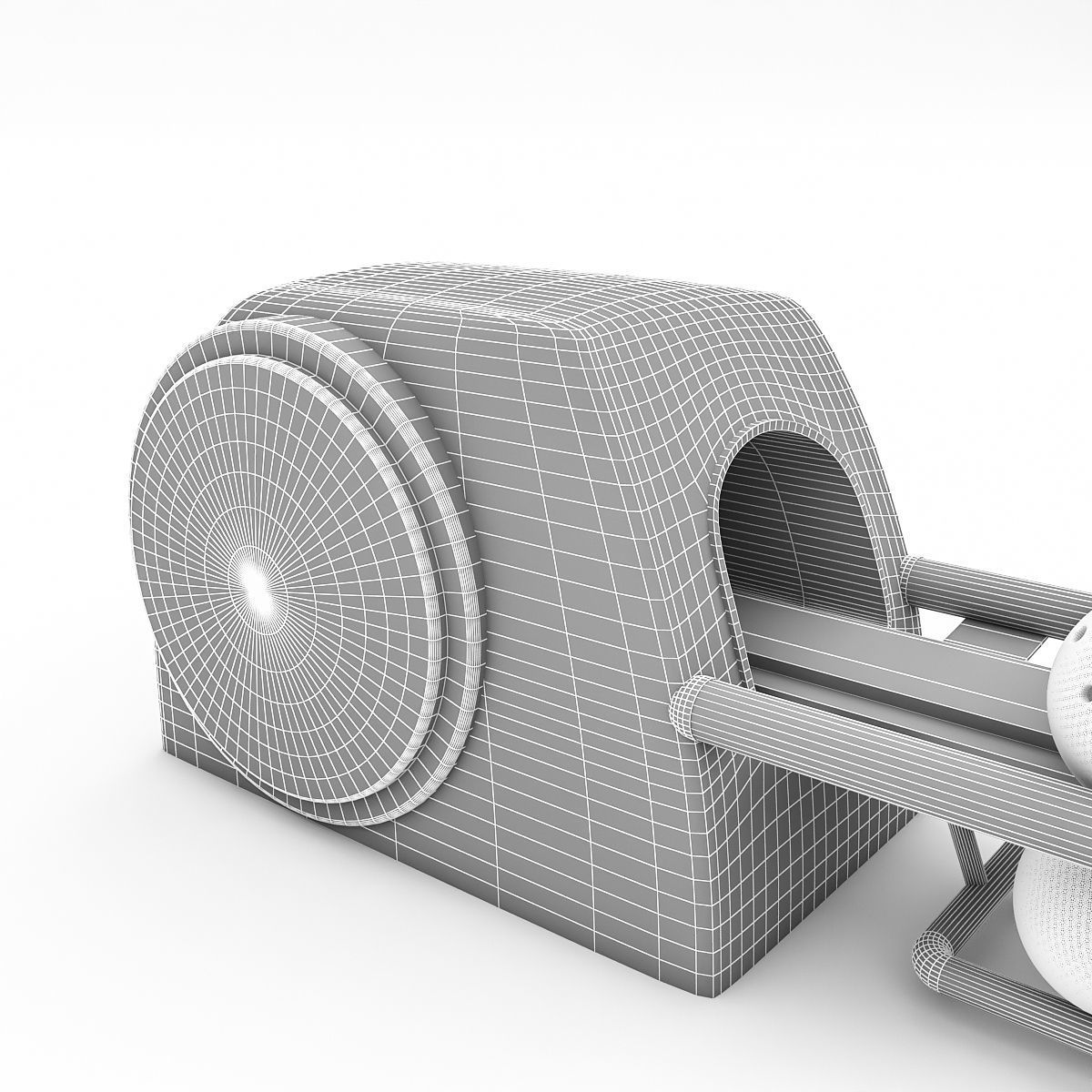 Bowling Ball Machine Model Low-poly 3D model_5