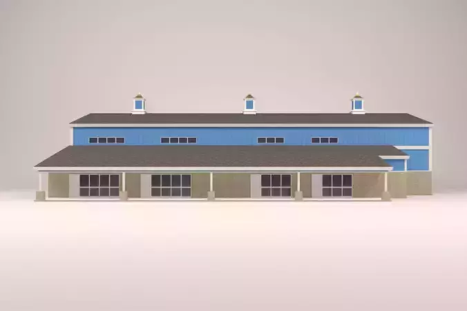 Warehouse barn 3D model