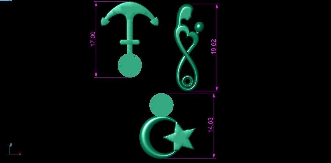 LIGHT GHOST NECKLACES 3D print model_18