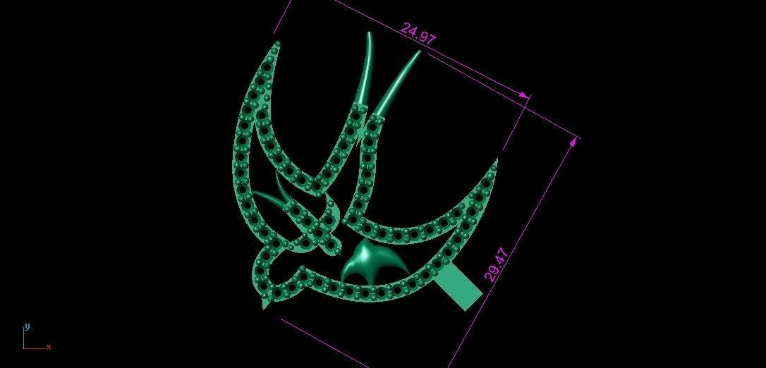 LIGHT GHOST NECKLACES 3D print model_17