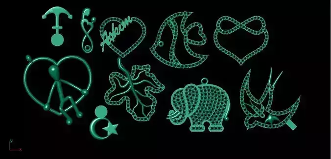 LIGHT GHOST NECKLACES