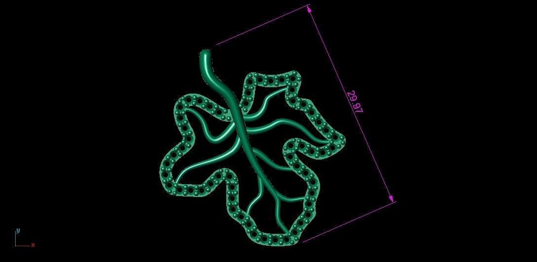 LIGHT GHOST NECKLACES 3D print model_7