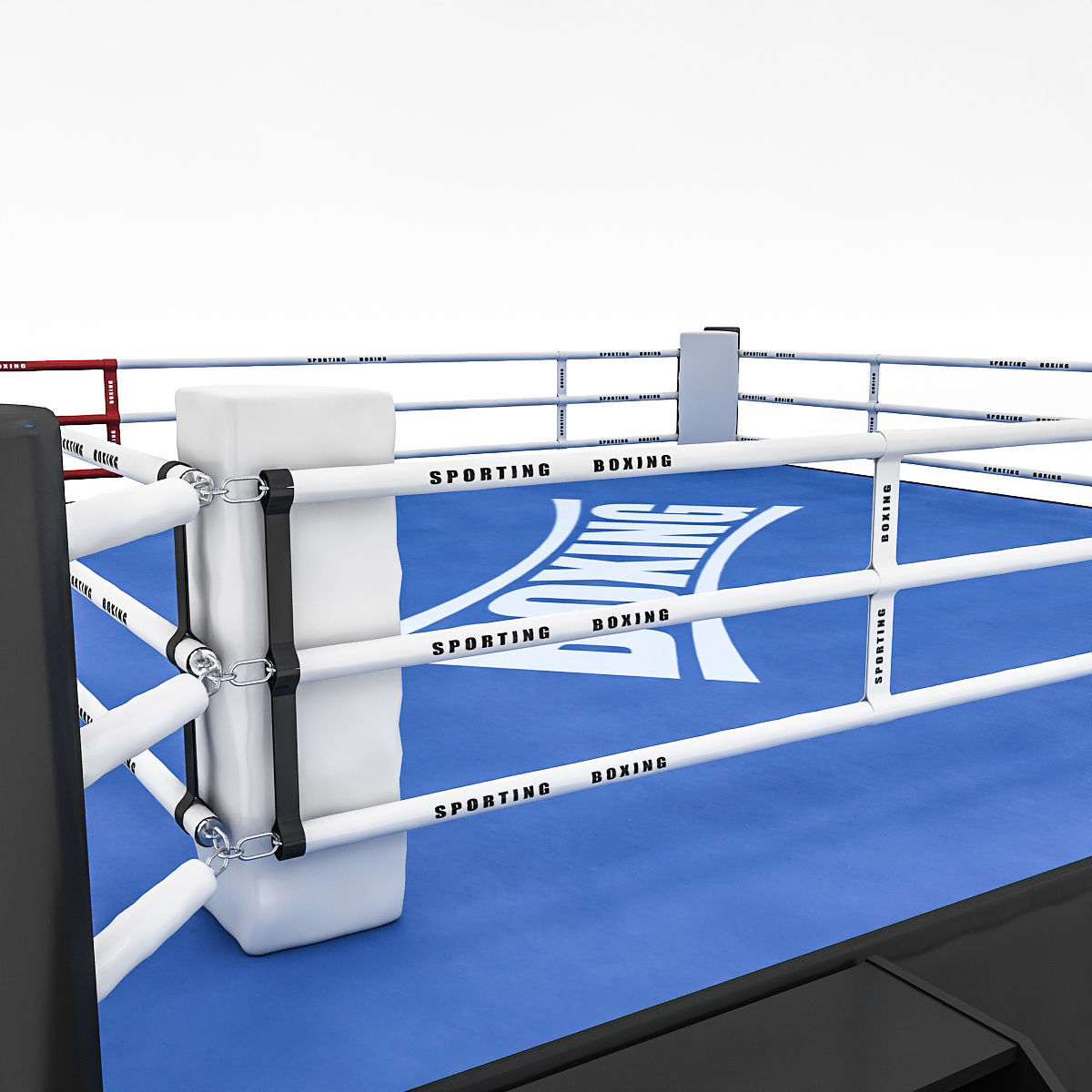 Boxing Area 3D Model 2 Low-poly 3D model_2