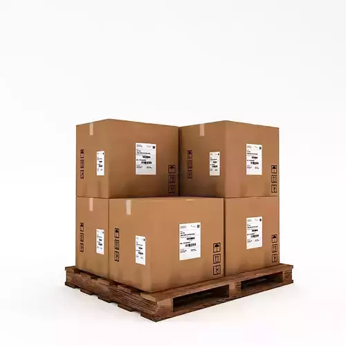 3D Warehouse Box Model