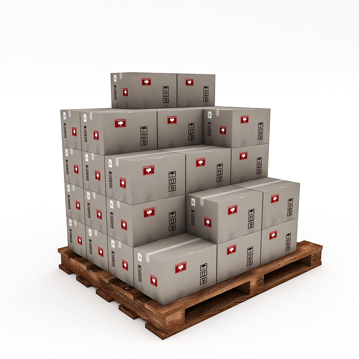 3D Warehouse Box Model 2 Low-poly 3D model_2