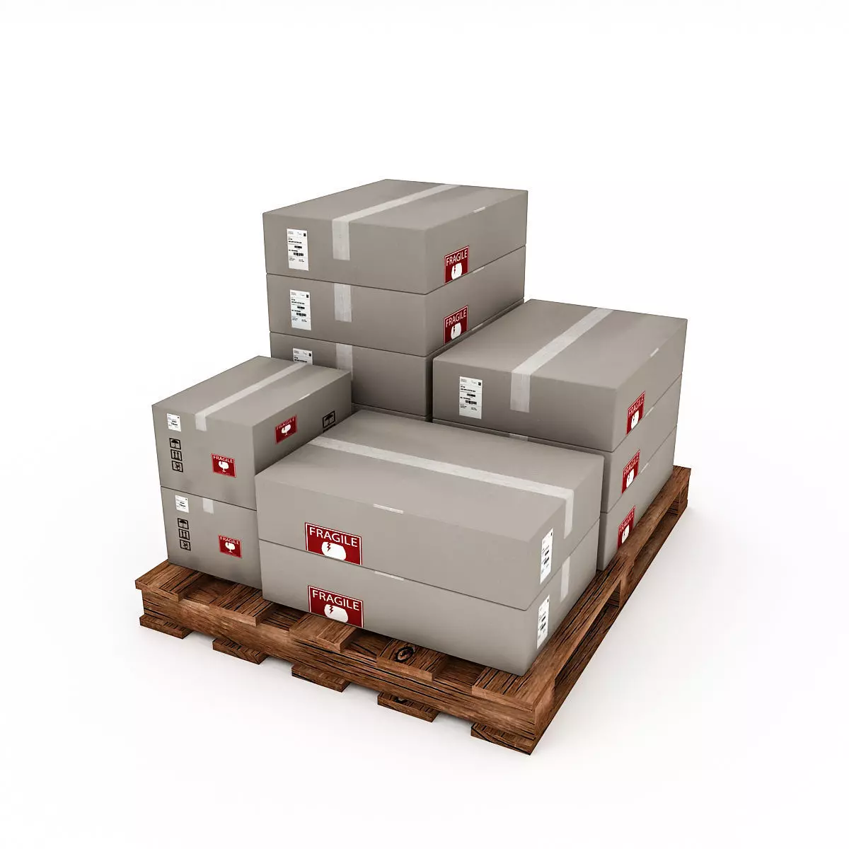 3D Warehouse Box Model 3 Low-poly 3D model_0