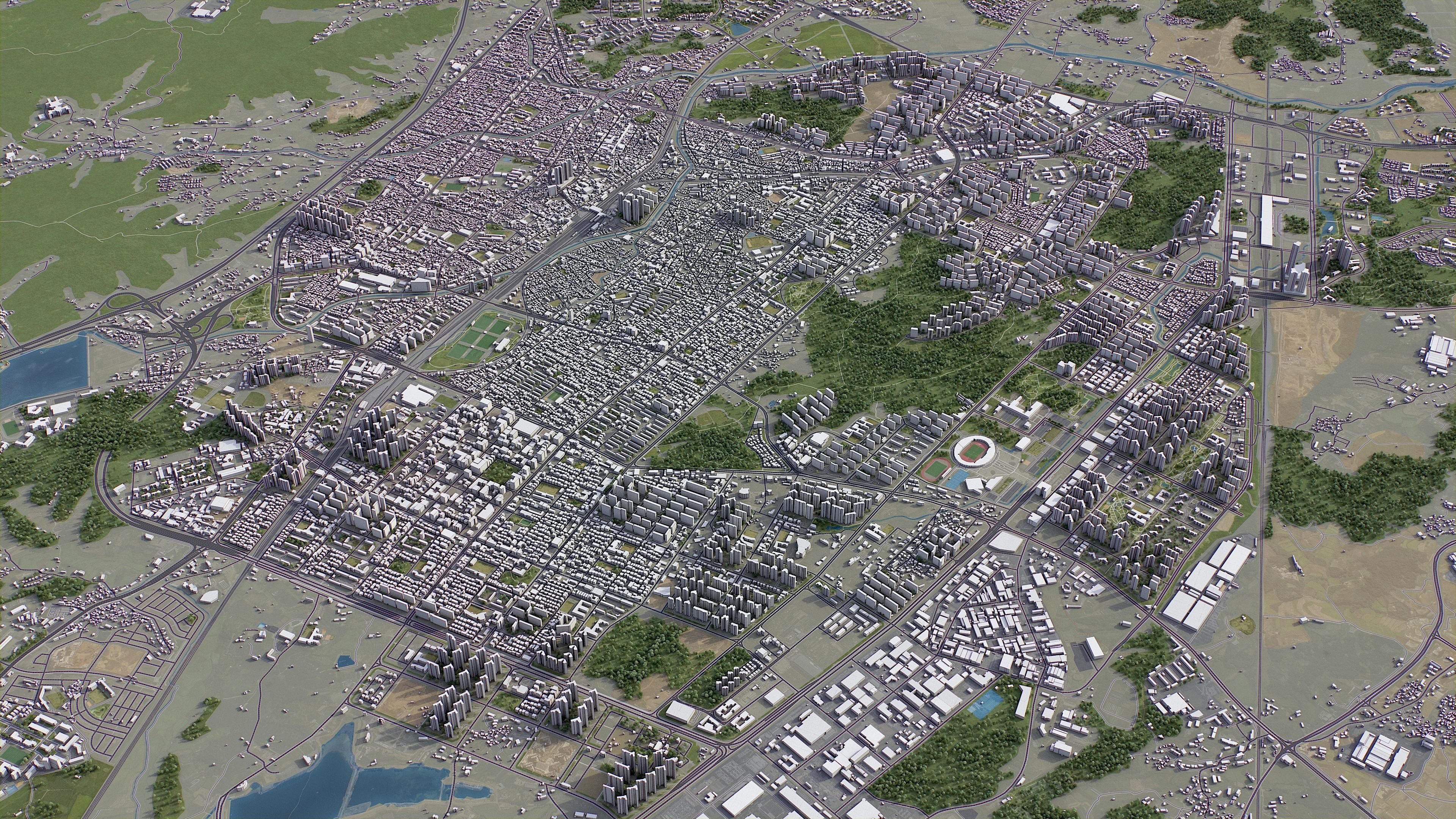 Cheonan Low-poly 3D model_11