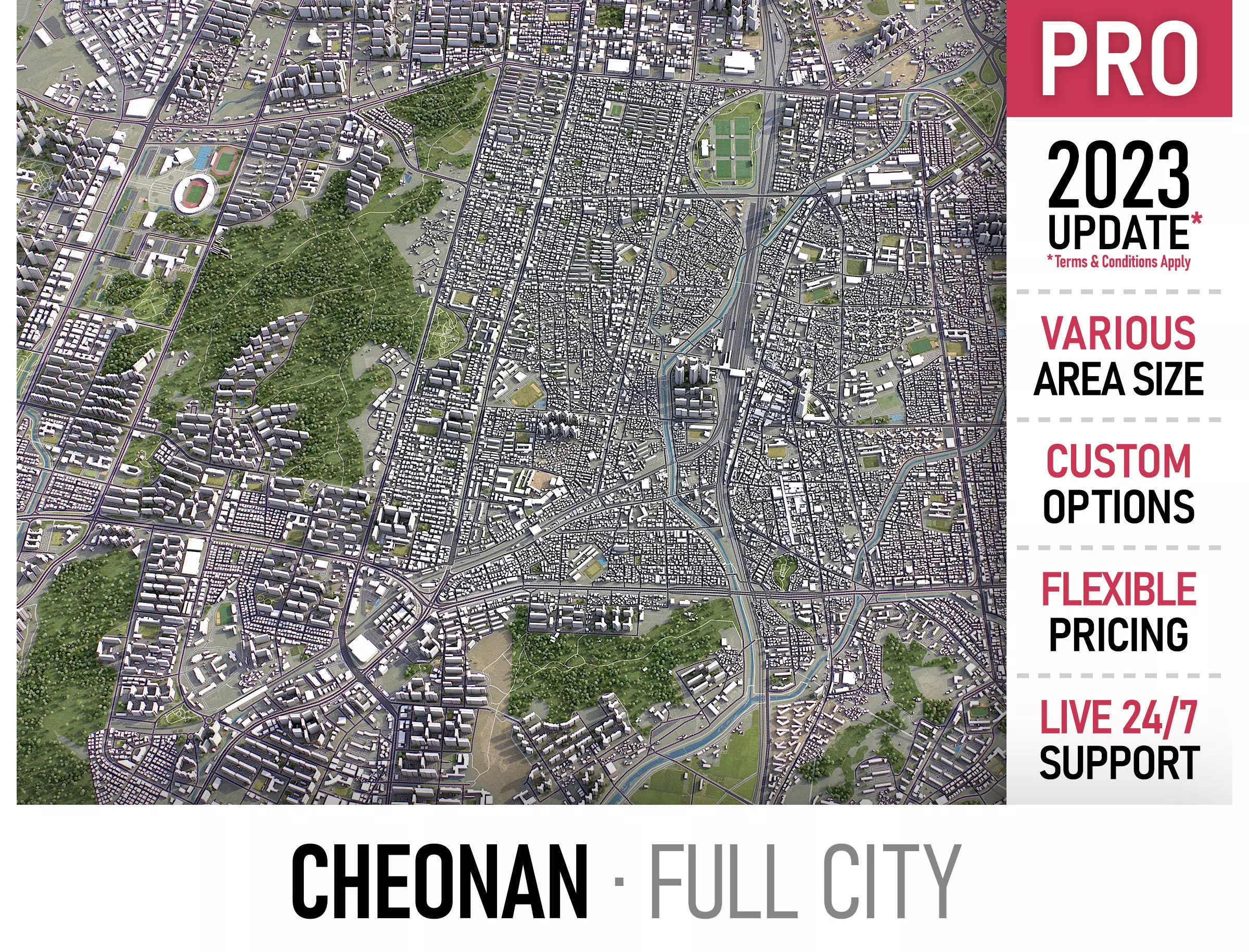 Cheonan Low-poly 3D model_0