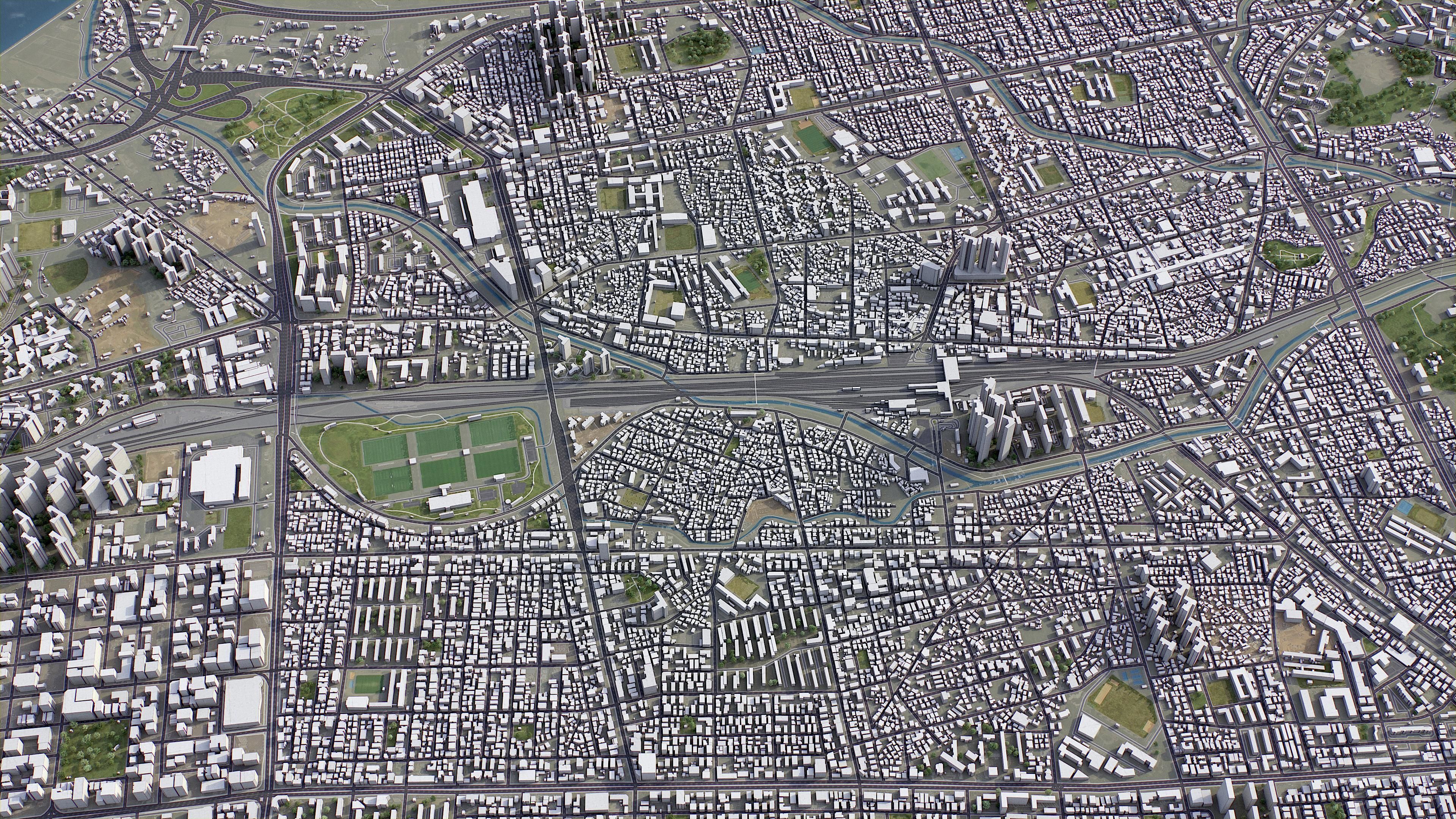 Cheonan Low-poly 3D model_4