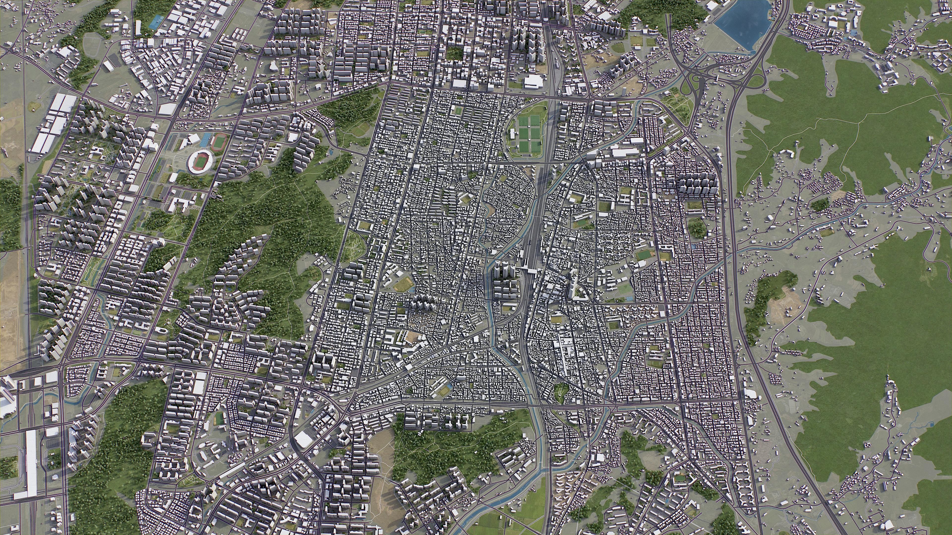 Cheonan Low-poly 3D model_10