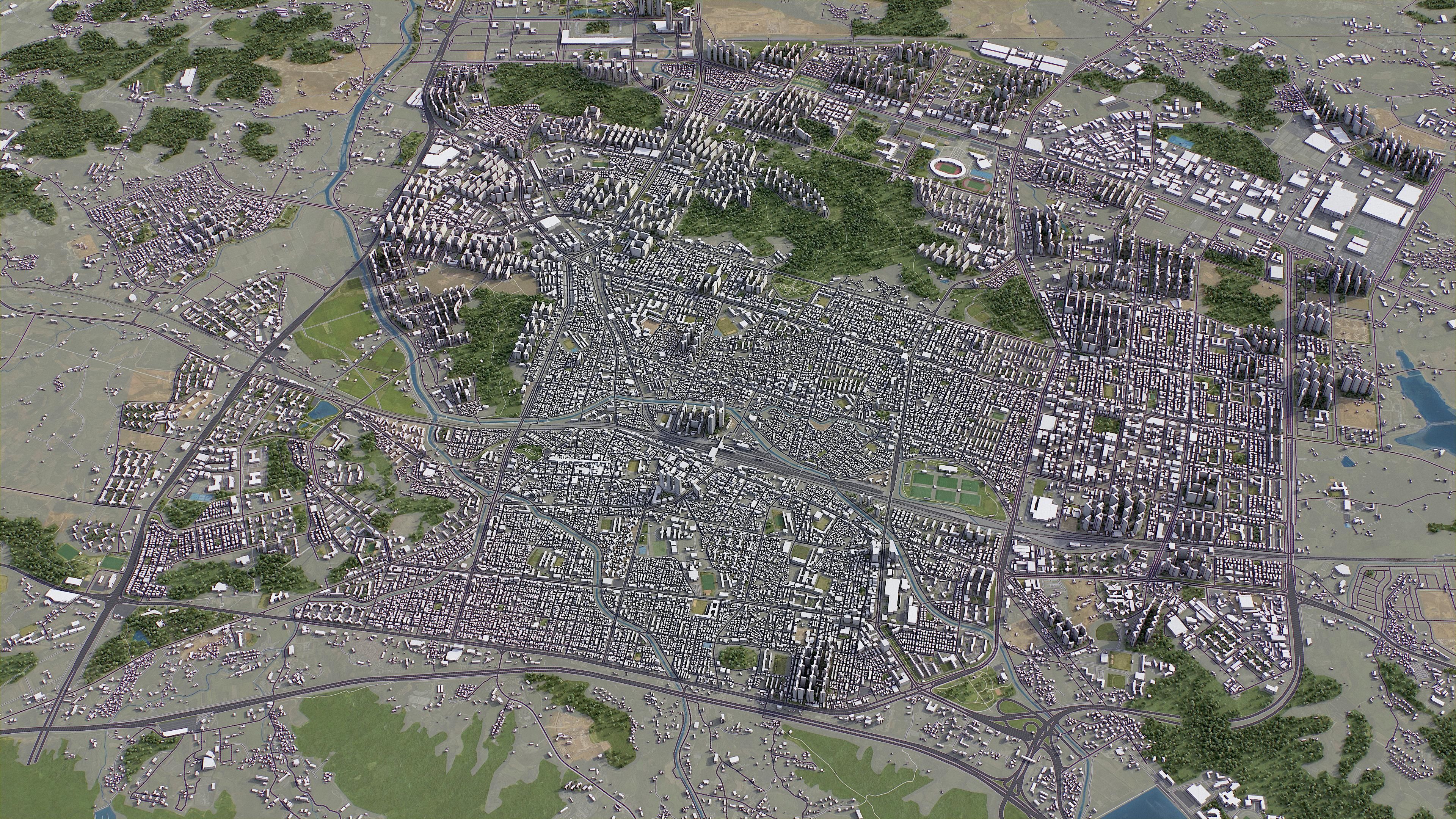 Cheonan Low-poly 3D model_12