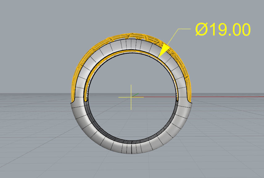 Ring nest 3D print model_4