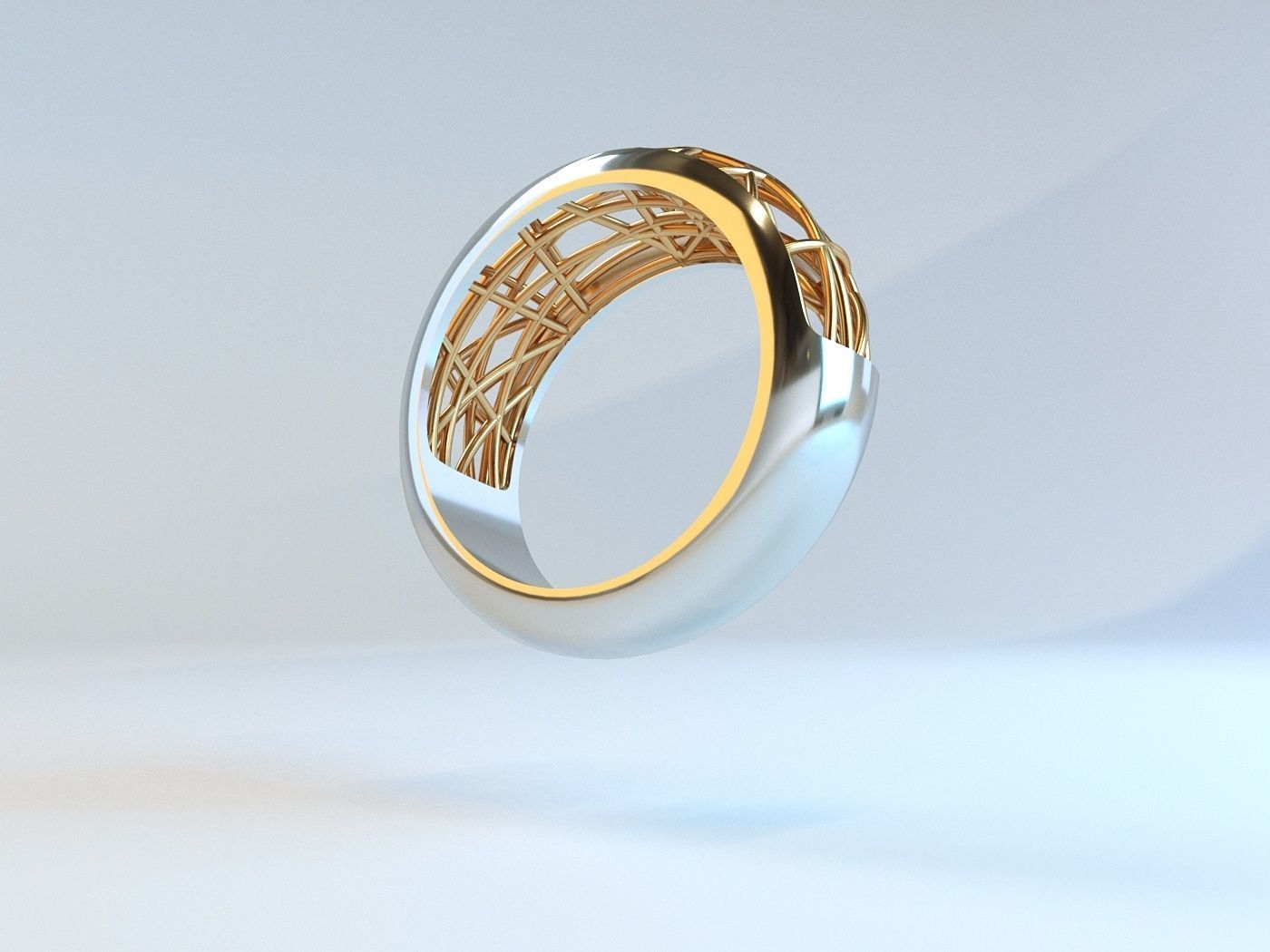 Ring nest 3D print model_2